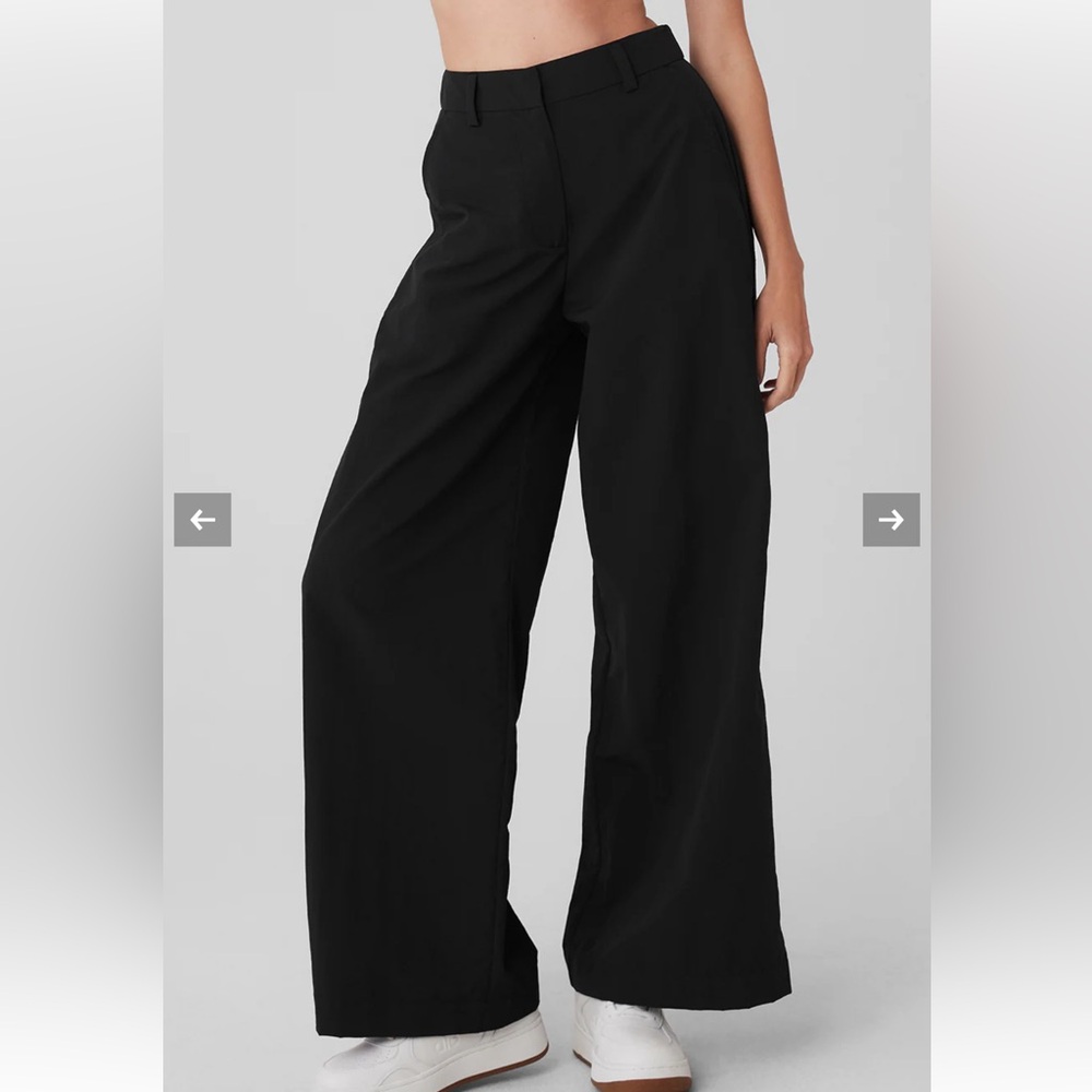 NWT Alo High-Waist Street Smart Trouser